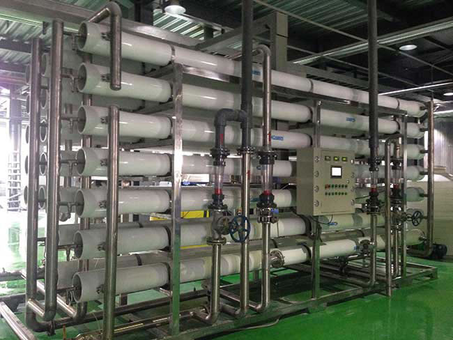 山西50噸雙級反滲透實例